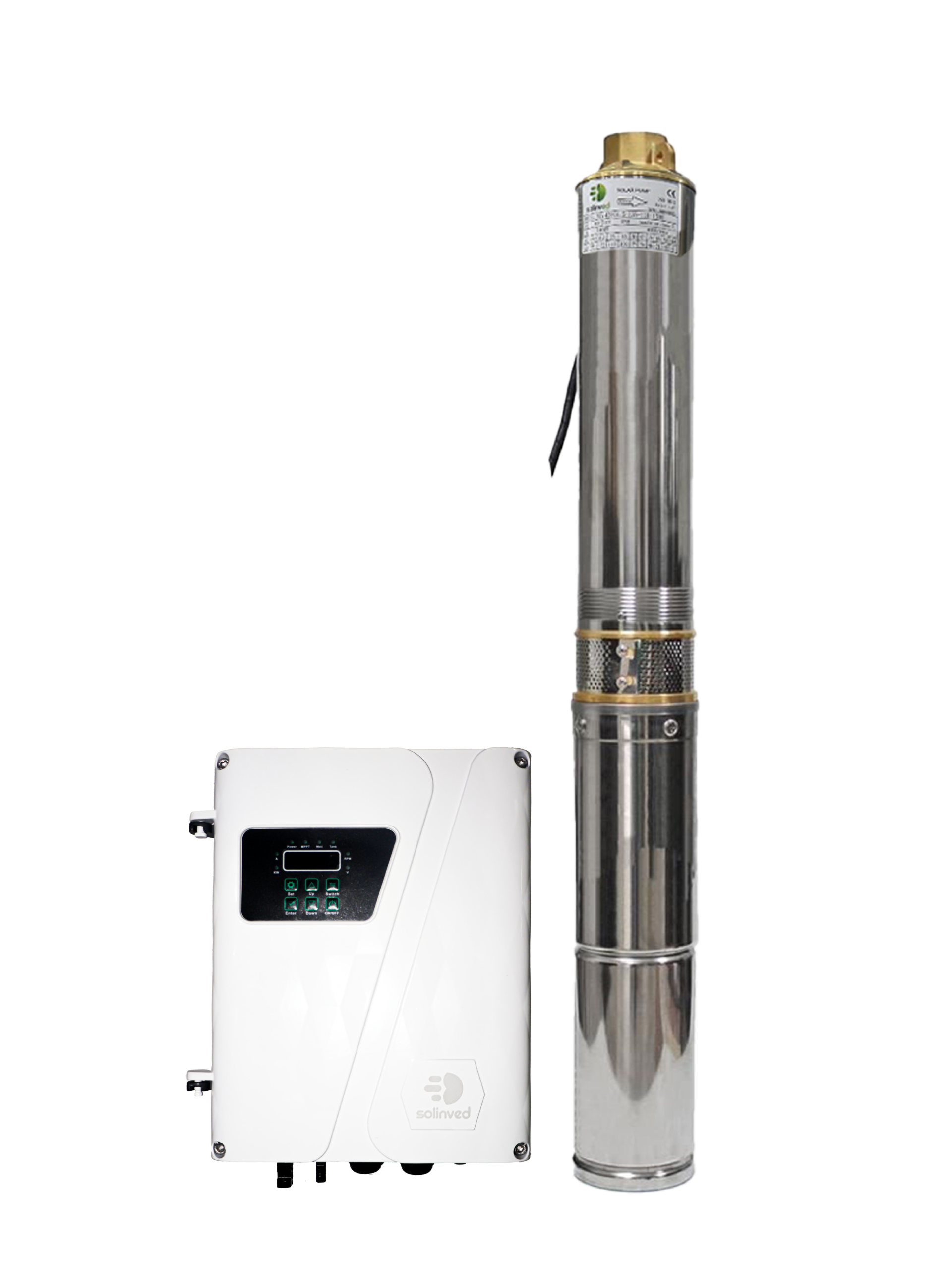 AC-DC Pompa 4 İnç 2200 Watt 9,5 Ton HMAX: 125 mt Outlet: 2 - Solar Gross