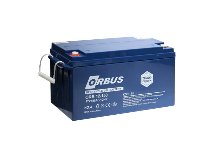 Jel akü 12V 150Ah Orbus - Solar Gross