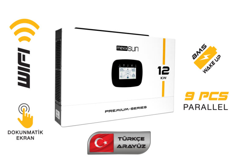 MEXX-P12kW – Premium 48V 12kW (Paralel /Wi-Fi/ Dual Output) - Solar Gross