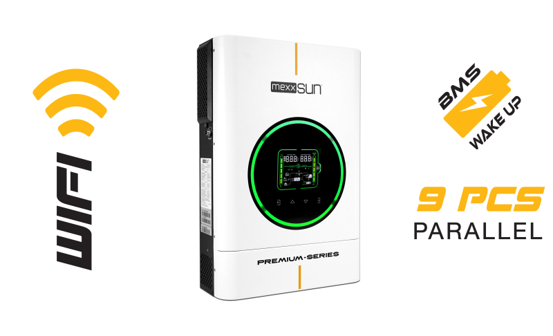 MEXX-P6kW – Premium 48V 6kW (Paralel /Wi-Fi/ Dual Output) - Solar Gross