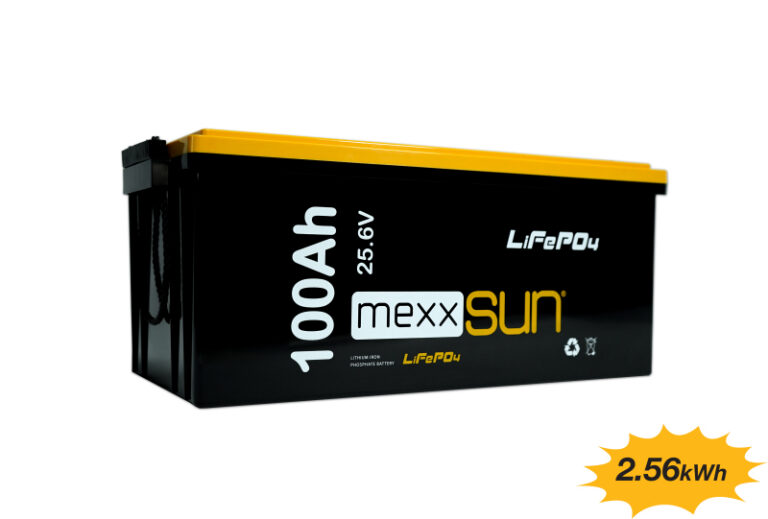 MEXXSUN Lityum Akü 25,6V 100Ah (LiFePo4) 2560Wh - Solar Gross