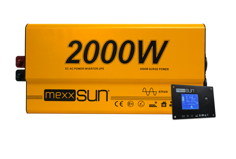 Tam Sinüs UPS (Remote Ekran) 12V 2000W - Solar Gross